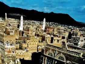 الجزء الجنوبي من صنعاء القديمة في عام 1990