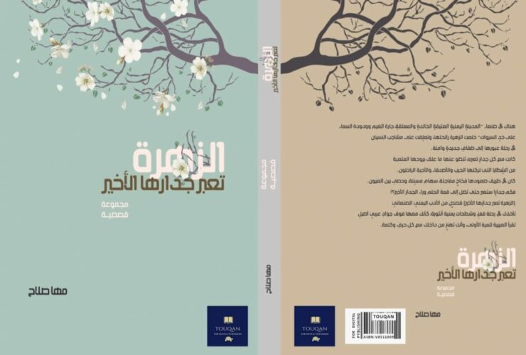 غلاف مجموعة الزهرة القصصية للقاصة مها صلاح
