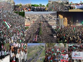 مظاهرات شعبية في اليمن ضد جرائم الأحتلال في غزة