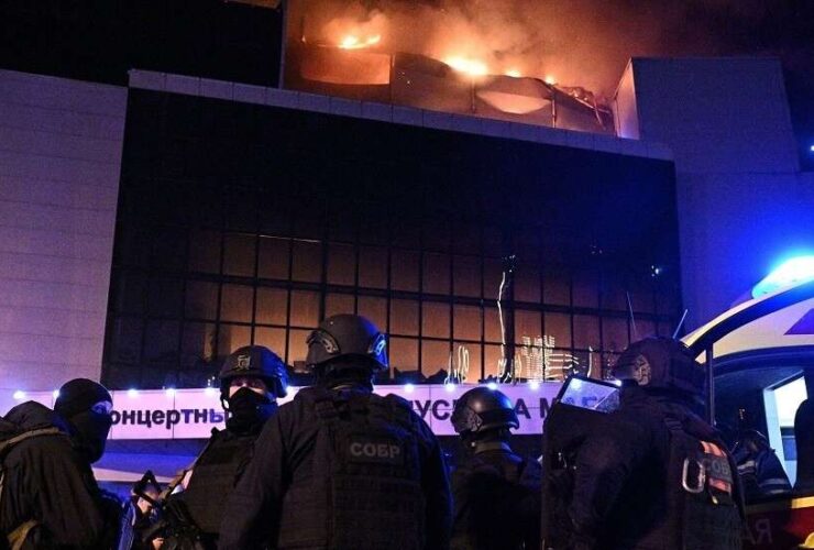 هجوم إرهابي في ضواحي موسكو (روسيا اليوم)