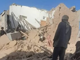تفجير المنازل من قبل الحوثيبين في البيضاء