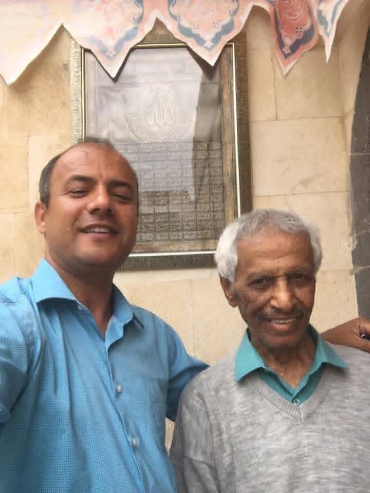محمود الحاج مع الكاتب في أغسطس