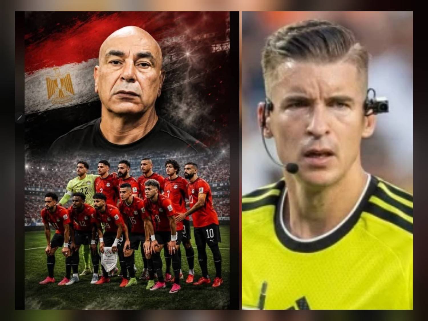 منتخب مصر و الحكم الفرنسي ليتكسير