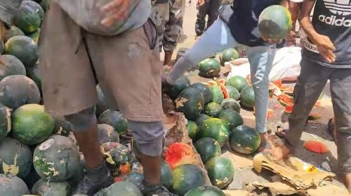حملات اتلاف ومصادرة البضائع