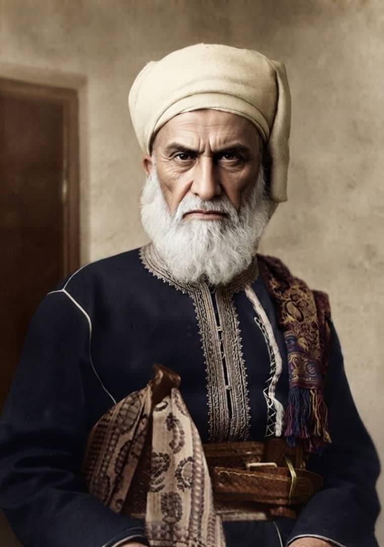 صورة معالجة بالذكاء الاصطناعي للإمام يحيى حميد الدين
