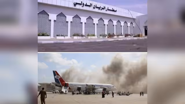 هجمات حـ..وثية تستهدف مطاري عدن والريان وتعرقل رحلات جوية