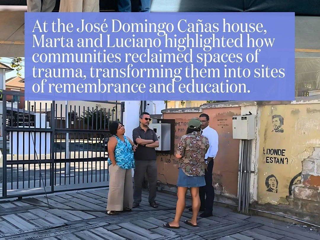 At the José Domingo Cañas house