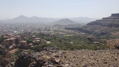 قرية سنع من أعلى الجبل( النداء)