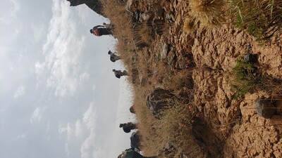 اثناء صعود فريق الهاش للجبل (النداء)