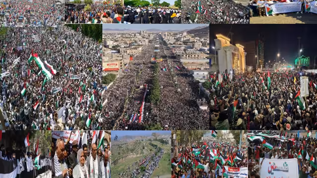 وحشية الإحتلال في غزة توحد أصوات اليمنيين