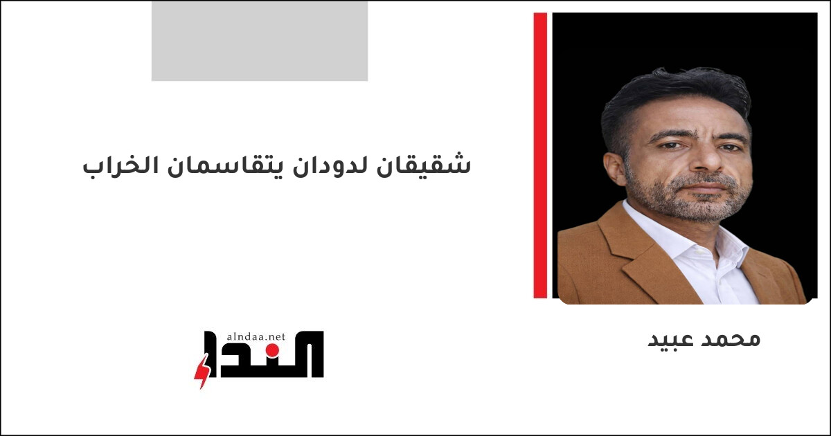 شقيقان لدودان يتقاسمان الخراب