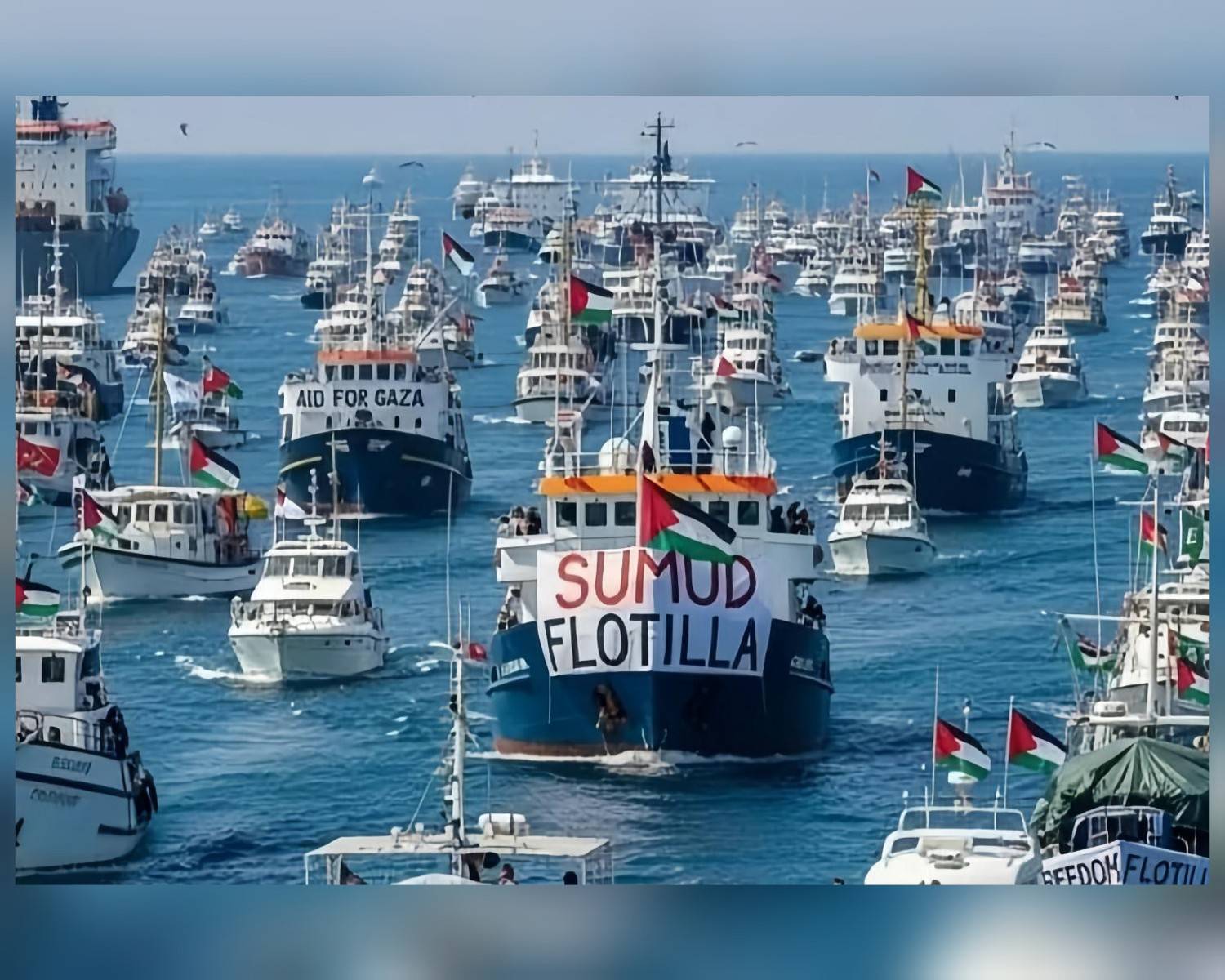 جماعة نداء السلام تدين العدوان الصهيوني على أسطول الصمود العالمي