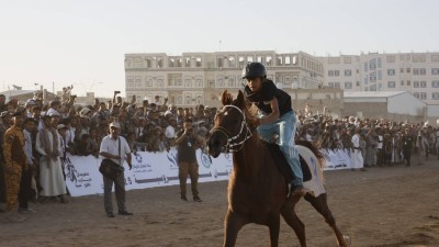 انطلاق مهرجان الفروسية في مأرب