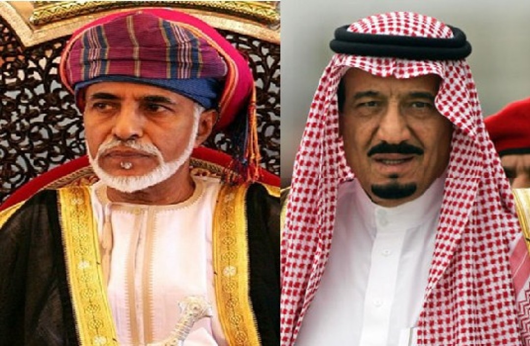 الملك عبدالله وقابوس بن سعيد الملك عبدالله وقابوس بن سعيد