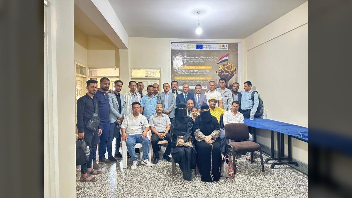 إرم تدشّن مشروع صمود تعز.. مجسّمات من رماد الحرب
