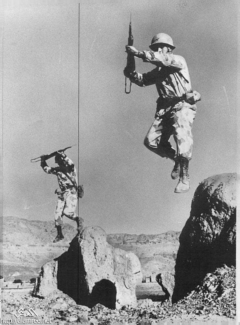 القوات المصرية اثناء تدريب القوات الجمهورية