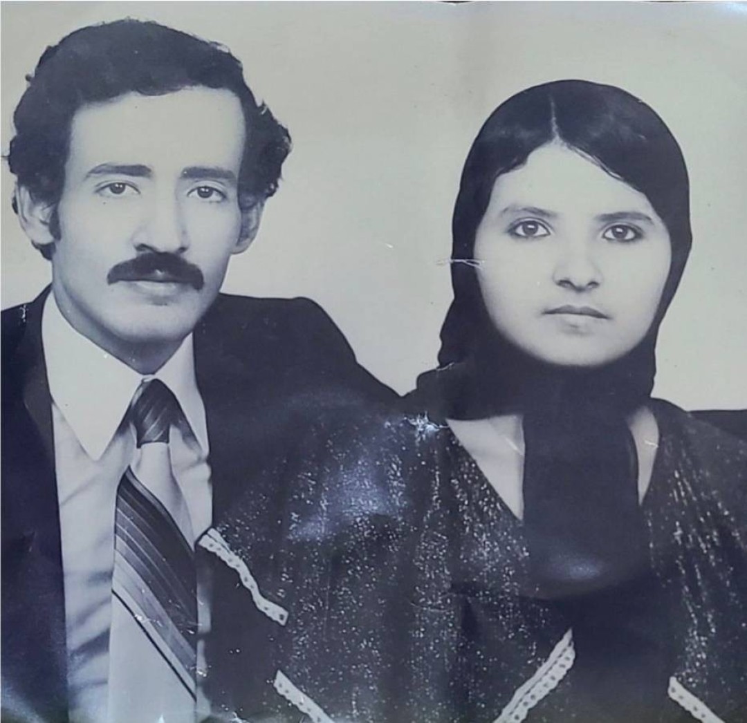 الحكيمي وزوجته