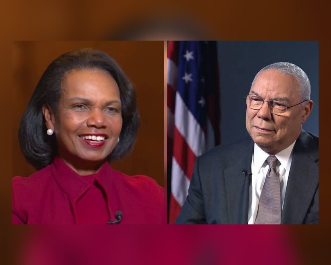 كولين باول و كونداليزا رايس