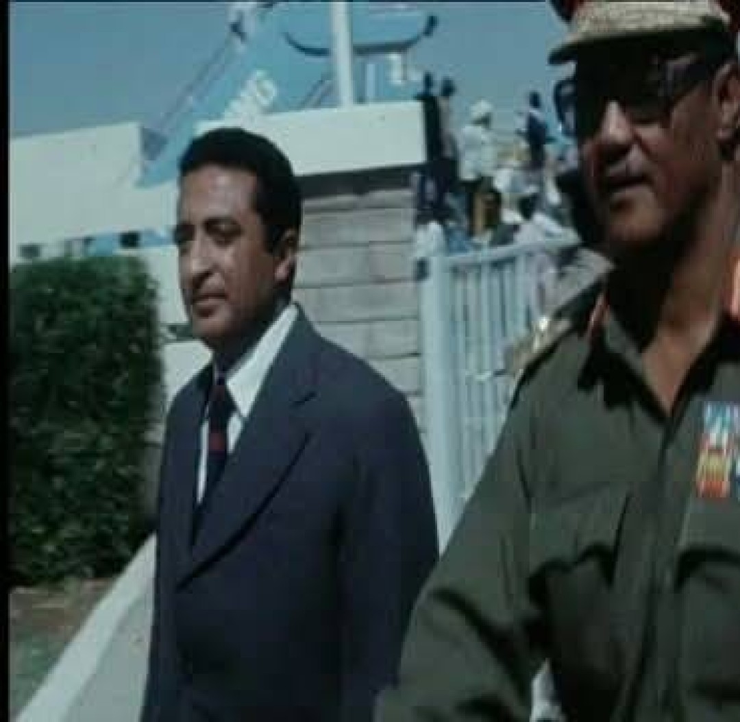 الرئيس الحمدي اثناء زيارة السودان الرئيس الحمدي اثناء زيارة السودان