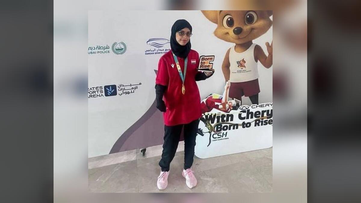 شهد علوي تحصد الميدالية الذهبية في الألعاب البارالمبية الآسيوية