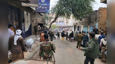 تعز: قتلى وجرحى في انفجار عبوة ناسفة أمام مقر حزب الإصلاح