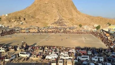 زخم جماهيري لافت يواكب انطلاق بطولة النصر الشتوية في دمت