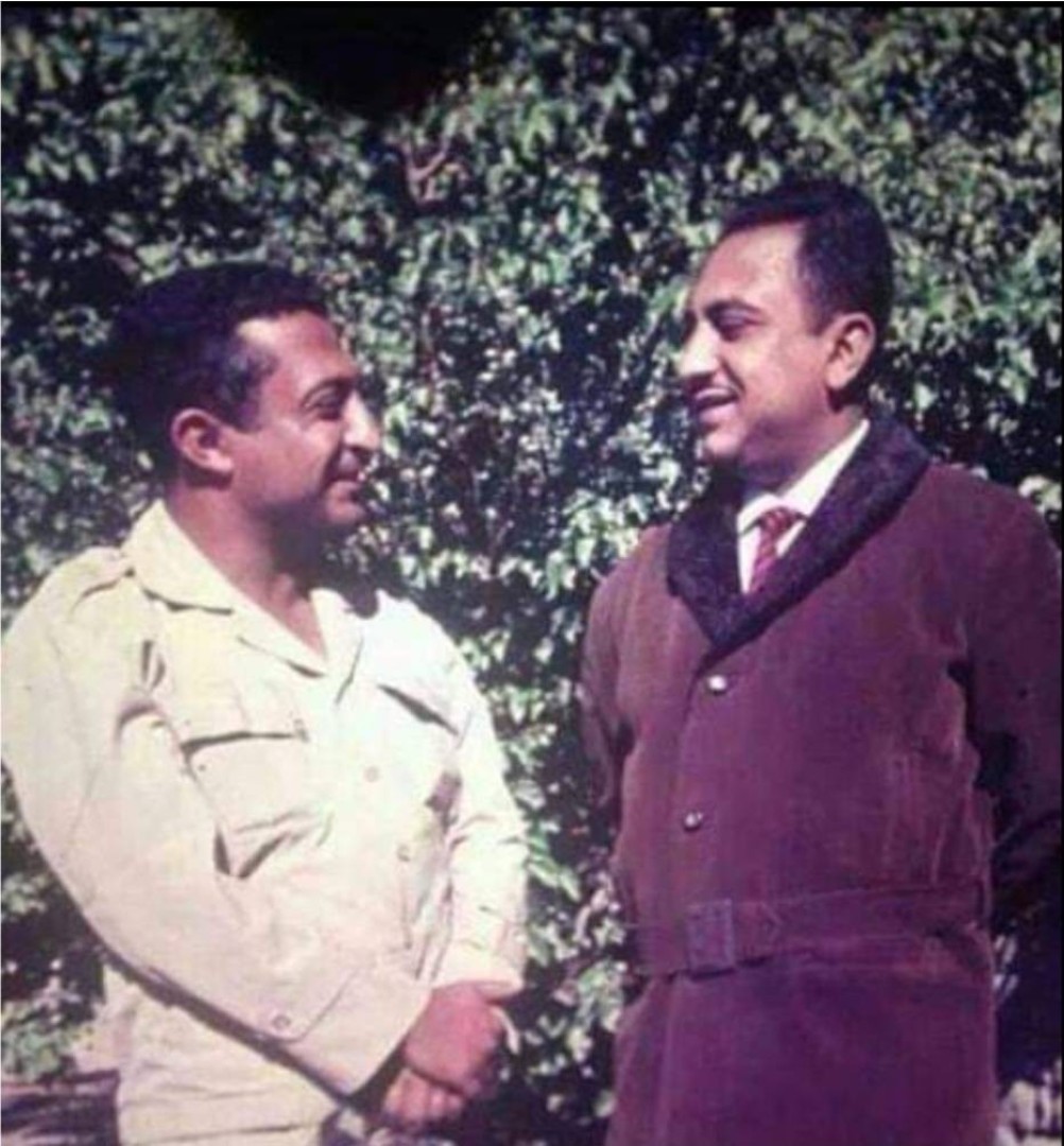 الشهيد ابراهيم الحمدي وشقيقه عبد الله