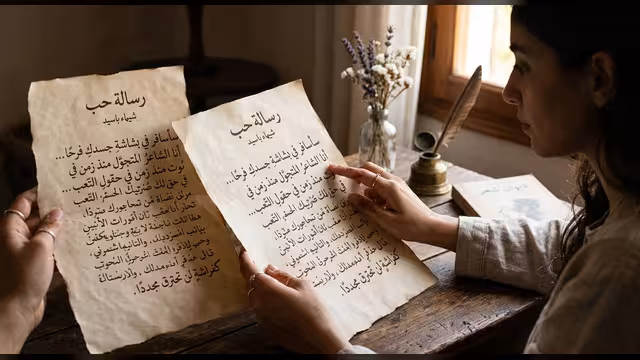 رسالة حب