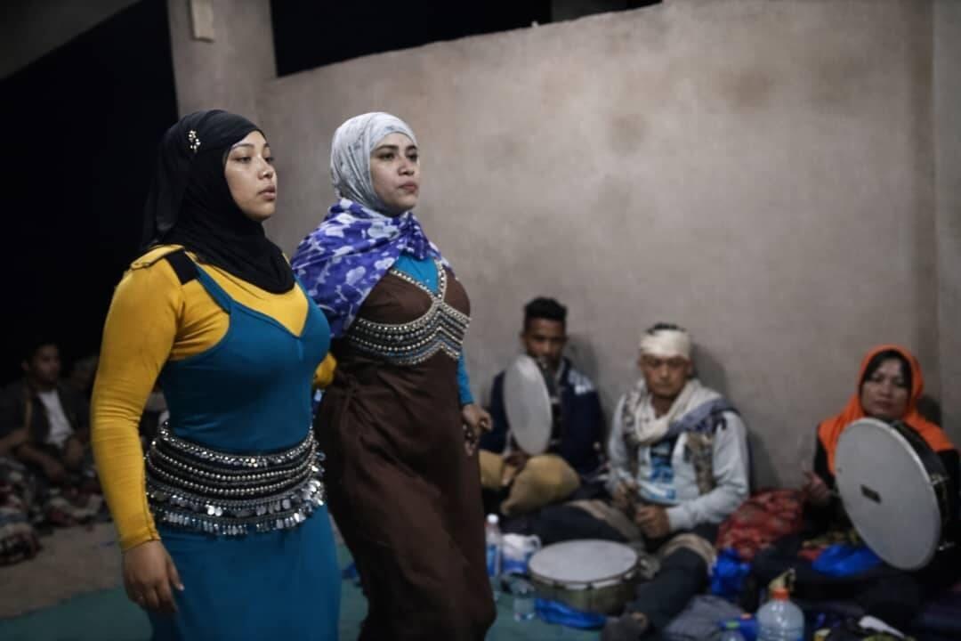 رقصة  نسائية لمهمشات مدينة تعز  ـ منصات